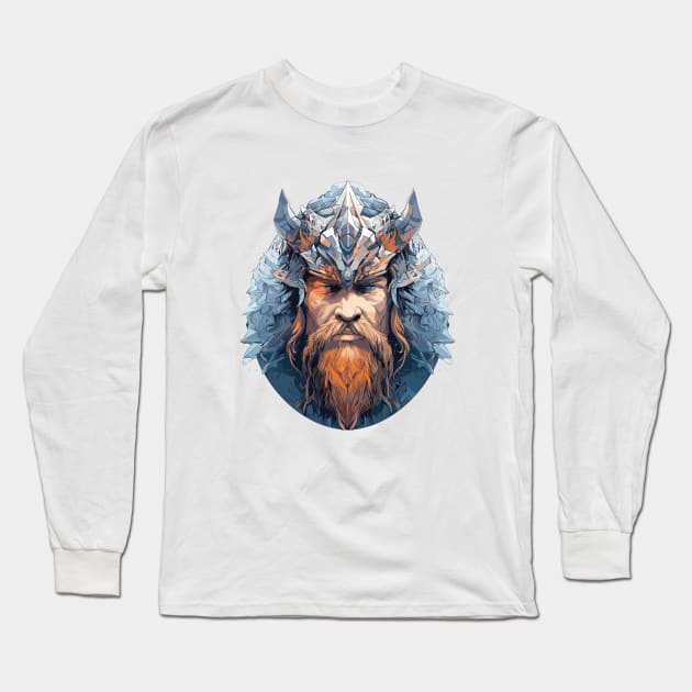 Viking Legend Warrior Survivor Fighter Long Sleeve T-Shirt by Cubebox